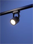 Трековый светильник Luazon Lighting под лампу Gu10, восемь граней, корпус черный 4044798