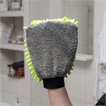 Варежка для деликатной уборки Raccoon, 22×15 см, 47 гр, микрофибра букли двухсторонняя 5308315