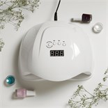 Лампа для гель-лака Luazon LUF-02, UV/LED, 54 Вт, 36 диодов, таймер 10/30/60 с, 220 В, белая 6929264