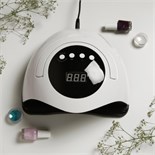 Лампа для гель-лака Luazon LUF-03, UV/LED, 120 Вт, 45 диодов, таймер 10/30/60, 220 В, белая 6929265