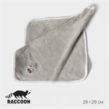 Салфетка для уборки Raccoon «Белая», 29×29 см 9608768