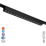 Светильник трековый ULTRA "Линза" LED 18Вт 3000K-5700К CRI90 черный 33,8х2,6х2,4см 9909489