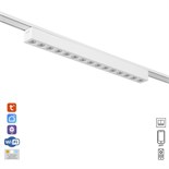 Светильник трековый ULTRA "Линза" LED 18Вт 3000K-5700К CRI90 белый 33,8х2,6х2,4см 9909490