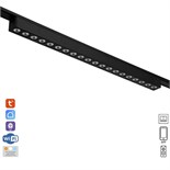 Светильник трековый ULTRA "Линза" LED 24Вт 3000K-5700К CRI90 черный 44,5х2,6х2,4см 9909491
