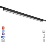 Светильник трековый ULTRA "Линия" LED 20Вт 3000K-5700К CRI90 черный 61,5х2,6х2,4см 9909501