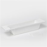 Полка на ванну Toys, 57-89 см, цвет снежно-белый 1144721