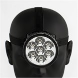 Фонарь налобный "Мастер К.", 7 LED, 1 режим, 7.5 х 6.3 см, 3 АА 1268445