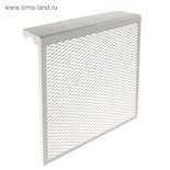 Экран на чугунный радиатор, 490 х 610 х 142 мм, 5 секций, металлический, белый 1749384