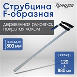 Струбцина F-образная ТУНДРА, 800 х 120 х 880 мм 1722225