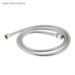 Душевой шланг Accoona А387, 150 см, антиперекручивание, латунная гайка, хром 2494335