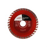 Диск алмазный отрезной ЛОМ, TURBO, сухой рез, 115 х 22 мм 1857730