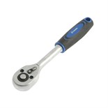 Вороток с трещоткой ТУНДРА, CrV, квадрат 1/4", 2К рукоятка, 48 зубьев, 150 мм 1799949