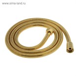 Душевой шланг Accoona G64, 150 см, латунная гайка, латунный конус, цвет золото 2619322