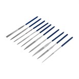 Набор надфилей алмазных ТУНДРА, обрезиненные рукоятки, 50 х 140 х 3 мм, 10 шт. 2275920
