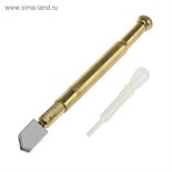 Стеклорез ТУНДРА, масляный, металлическая рукоятка 2393861