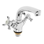 Cмеситель для раковины Accoona A9670, двухвентильный, латунь, хром 3114359