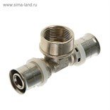 Тройник-пресс Valtec, 20 мм x 3/4" внутренняя резьба x 20 мм 2994795
