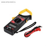 Токовые клещи ТУНДРА, DT-266, ACV/DCV, ACA, 200-20KΩ, изоляции 20-2000MΩ, прозвон 2768108
