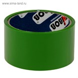 Клейкая лента упаковочная 48 мм х 24 м, 45 мкм UNIBOB (зеленая) 3391273