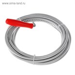 Трос сантехнический "СТМ", оцинкованный, с ручкой, d=6 мм, L= 5 м 3532466