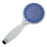 Душевая лейка LD-P-04-002, пластик, большая, 4 режима, хром 3015783