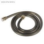 Душевой шланг Accoona A390C, 150 см, латунная гайка, латунный конус, цвет бронза 3633769