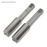Метчики метрические ручные ТУНДРА, М20 х 1.5 мм, комплект из 2 шт. 2705920
