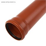 Труба канализационная FLEXTRON, наружная, d=160 мм, толщина 3.2 мм, 2000 мм 3855107
