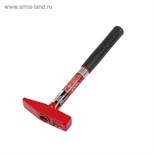 Молоток слесарный ЛОМ, квадратный боек, металлическая обрезиненная рукоятка, 300 г 2679399
