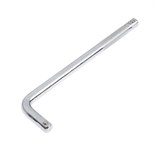Вороток Г-образный ТУНДРА, CrV, квадрат 1/2", 250 х 75 мм 3604495