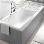 Полка на ванну, 69×30×6 см, цвет белый 4421599
