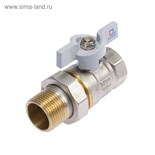 Кран шаровой "СТМ" СТАНДАРТ, с американкой 3/4", бабочка 4544631