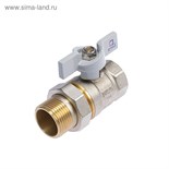 Кран шаровой "СТМ" СТАНДАРТ, с американкой 1", бабочка 4544632
