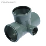 Крестовина канализационная FLEXTRON, 110 х 110 х 50, мм, 87,5°, левая 4615885