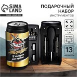 Набор инструментов в банке «Мужик может всё», 13 предметов 4460208