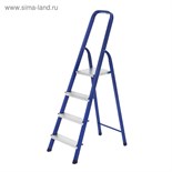 Стремянка ТУНДРА, металлическая комбинированная, 4 ступени, 820 мм 4590966