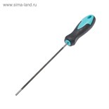 Напильник ТУНДРА, для цепей с шагом 1/4", круглый, У10, 2К рукоятка, d=4 мм, №3, 200 мм 4439282