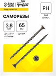 Саморезы гипсокартон-дерево 3,8х65 ,100 шт 4747769