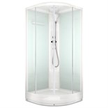 Душевая кабина DOMANI-Spa Delight 88, поддон 15 см, белые стенки, матовое стекло, 80х80 4870289