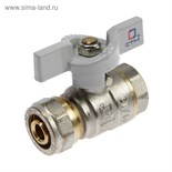 Кран шаровой "СТМ" СТАНДАРТ, 16 х 1/2", цанга/гайка, бабочка 5054775