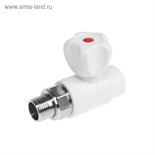 Кран шаровой для радиатора OTMO, 20 х 1/2", прямой, наружная резьба 5069323