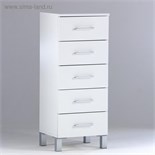 Комод для ванной комнаты, с пятью ящиками, 40 х 34 х 98,6 см 5146840