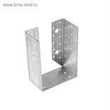 Опора бруса ТУНДРА krep, закрытая, 140х105х60х2 мм, цинк, в упаковке 1 шт. 5296521