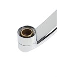 Излив для смесителя ZEIN, 3/4", изогнутый, нерж. сталь, 40 см, аэратор пластик 5149021