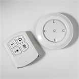 Ночник с ПДУ 16043/1  LED от батареек 3ААА белый 9х9х2 см RISALUX 5095260