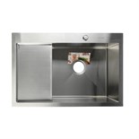 Мойка кухонная AFLORN AF97851-R, врезная, правая, S=3,0 и 0,8 мм, 78х51х22 см, сифон, сатин 6957253