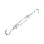 Талреп крюк-крюк ТУНДРА krep, DIN1480, М6, оцинкованный, 1 шт. 5432520