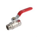Кран шаровой ZEIN engr, нр/вр 1/2", PN 4, для холодной воды, 5-45°С, рычаг, цинк 7551331