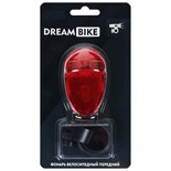 Фонарь велосипедный Dream Bike JY-399T-1, задний, 1 диод, 1 режим 7305383