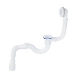 Сифон для ванны Unicorn S32P, 1 1/2"х40 мм, пластиковый выпуск и перелив, гофра 40х40/50 мм 7914184